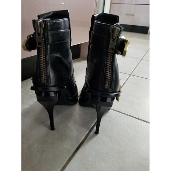 Alexander Wang Hannes Leather Ankle Boots - Picture 5 of 6